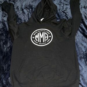 MMA Mixed Martial Arts Black Hoodie Sweater (Men’s M)
